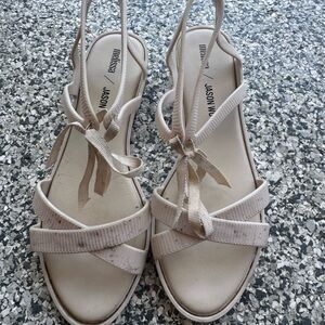 Melissa Women's Cream Strappy Sandals